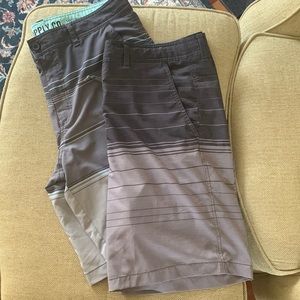 Mossimo Supply & Co hybrid men’s shorts striped size 38 - bundle of 2